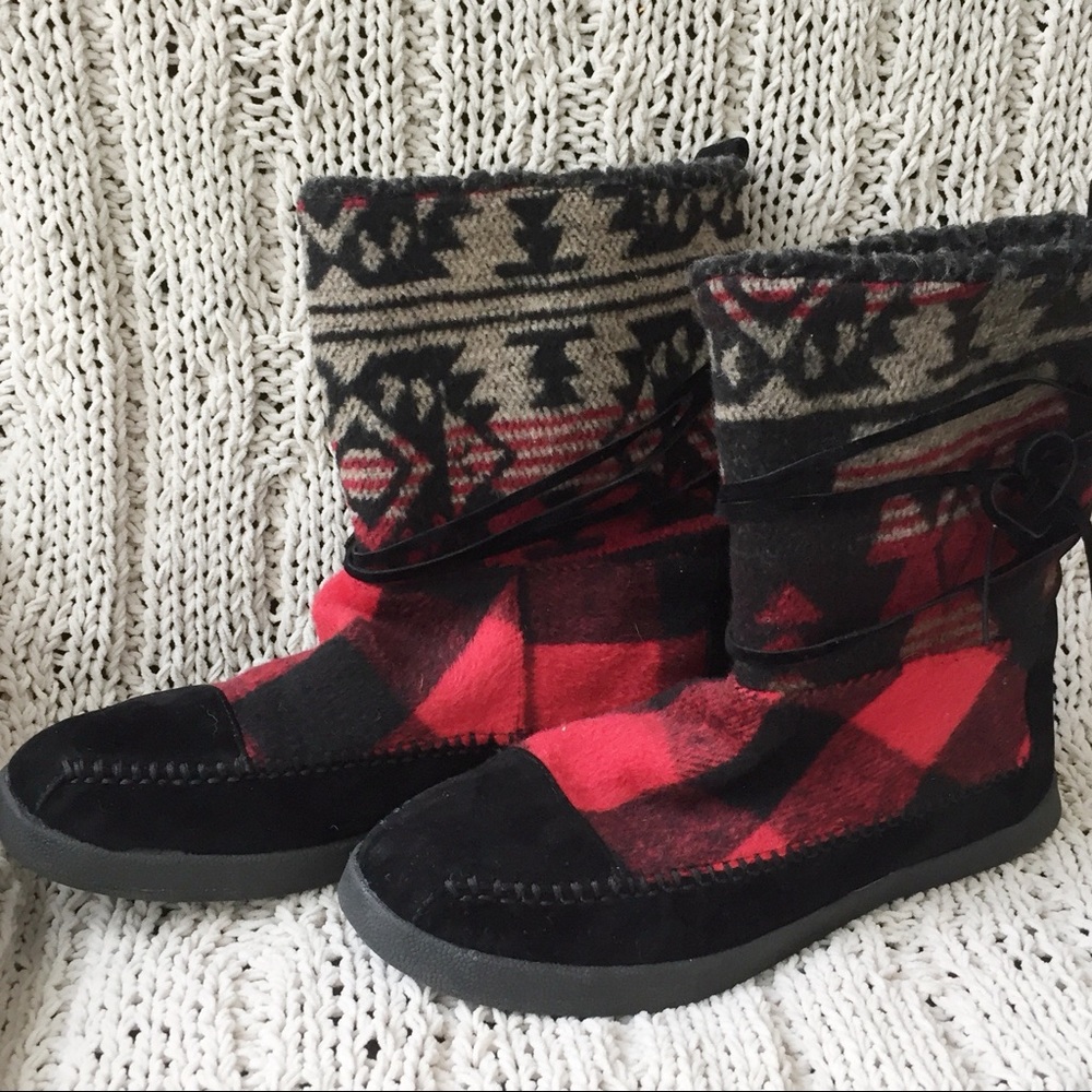 Buffalo Plaid Boots